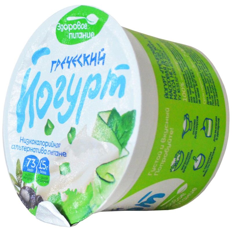 

Йогурт Здоровое питание Греческий 3,5%, бзмж, 250 г
