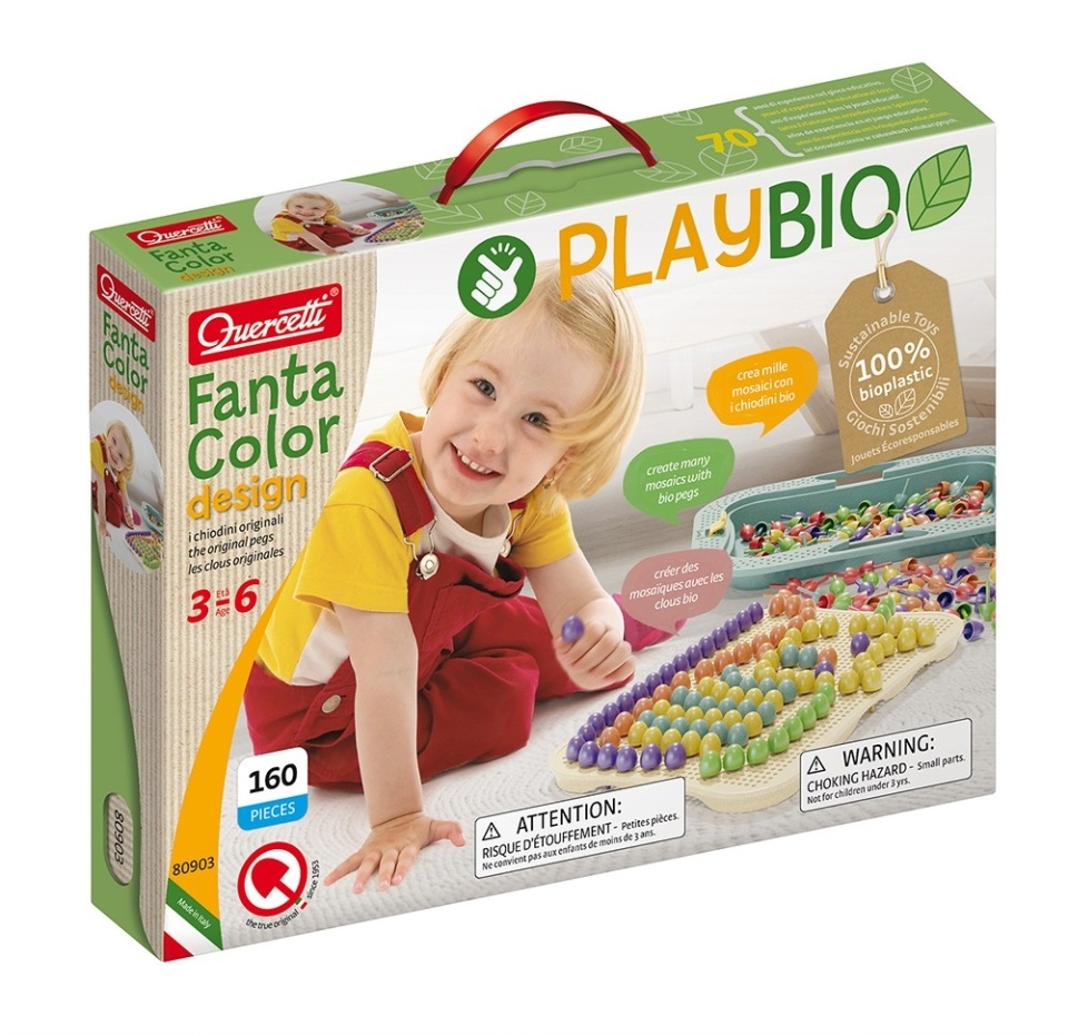 

Мозаика Quercetti PlayBio 160 деталей 1+ 1 упаковка