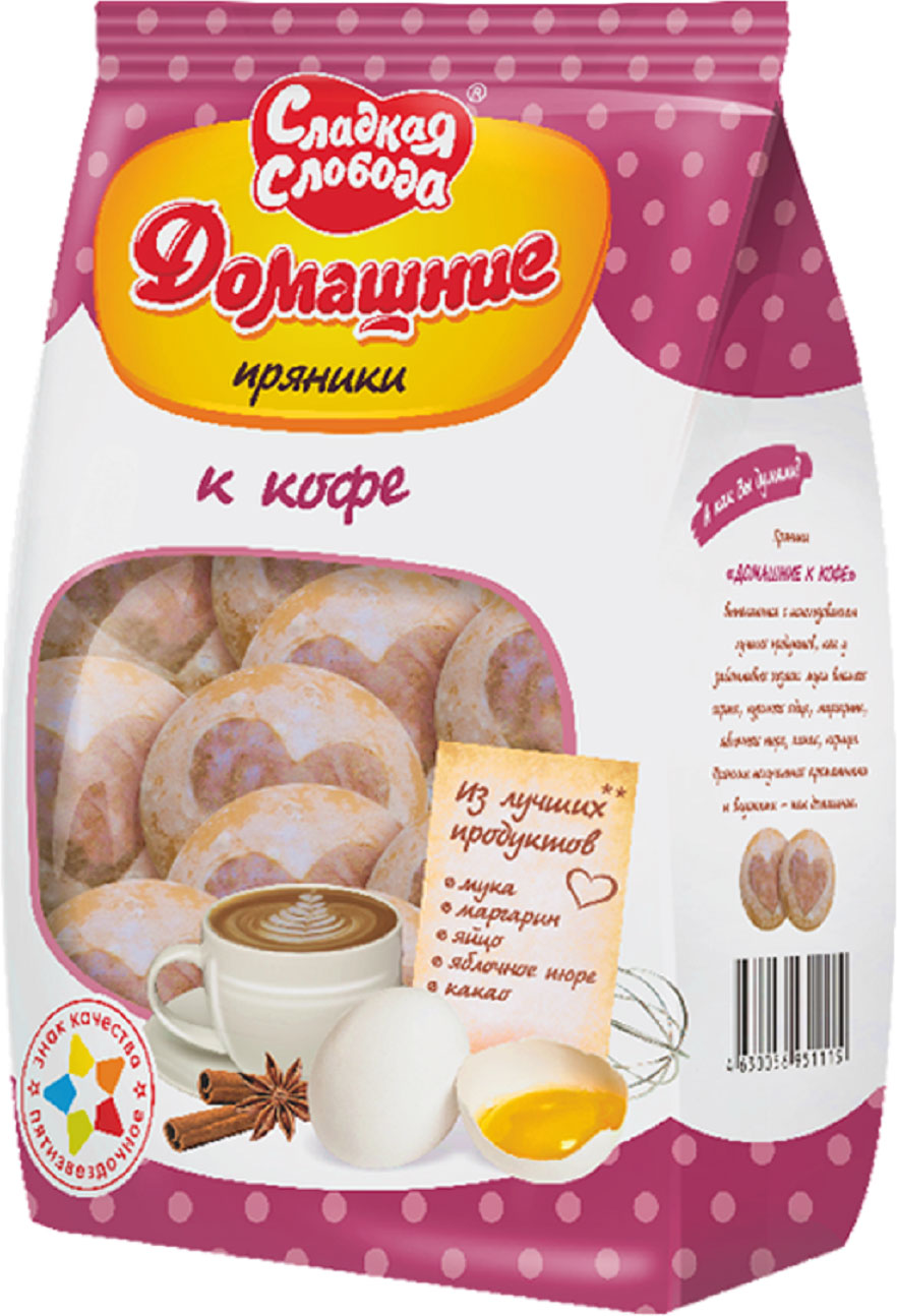

Пряники Сладкая слобода Домашние к кофе
