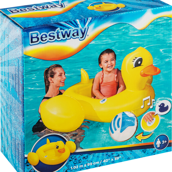 Круг надувной для плавания BESTWAY Животные 111х98х51см, с сиденьем, Арт. 34151