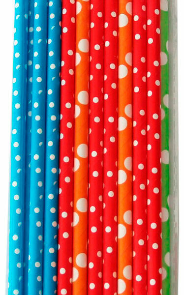 Трубочки Пакетико для напитков бумажные Т20 20 шт