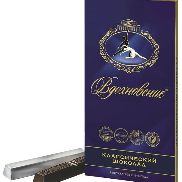 Шоколад Вдохновение Классический Темный 100г