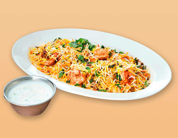 Бириани с креветками