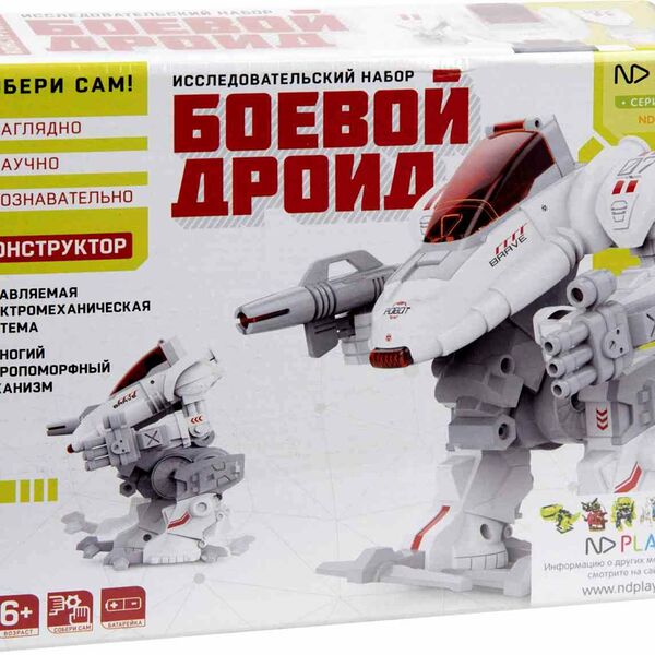 Конструктор ND Play NDP-061 Боевой дроид 6+, 34 детали