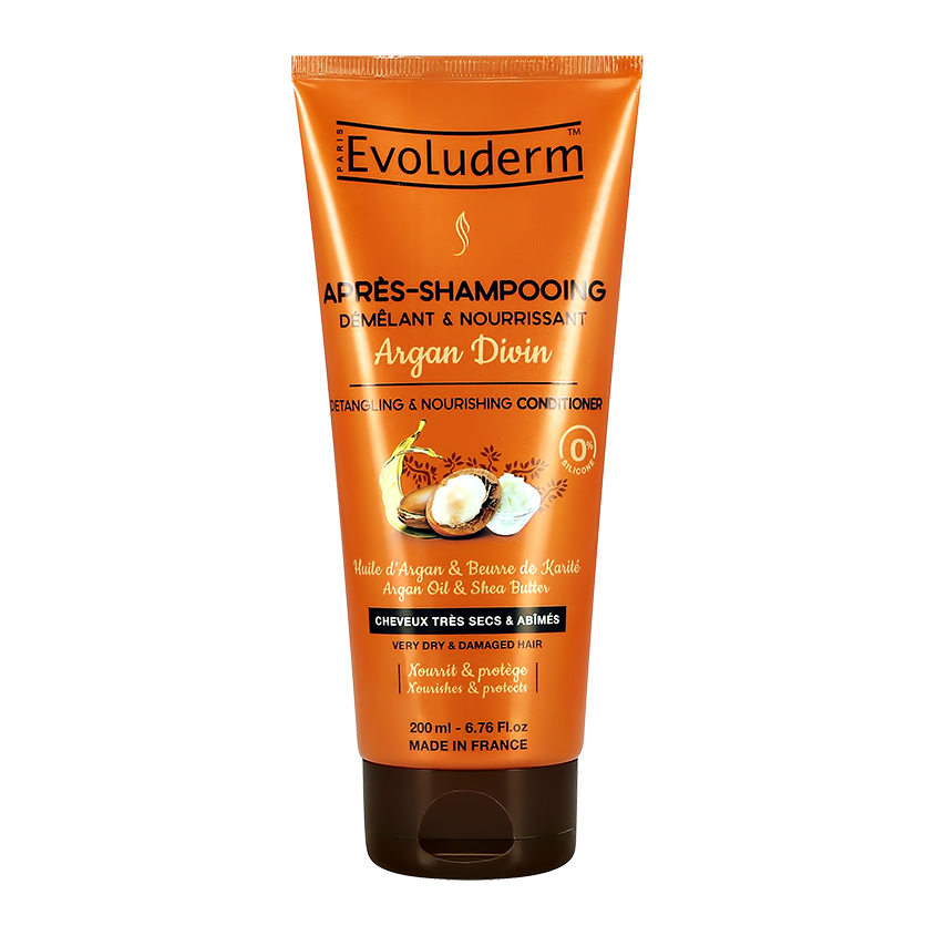 

Кондиционер для волос `EVOLUDERM` ARGAN DIVIN с аргановым маслом (питательный) 200 мл