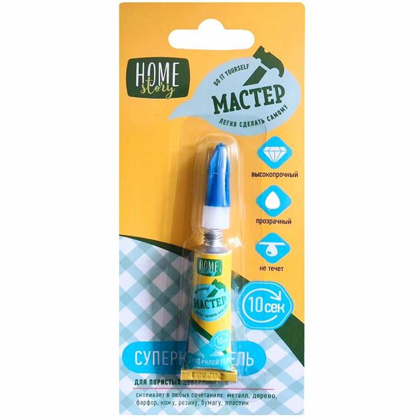 Суперклей гель Homestory, 3г