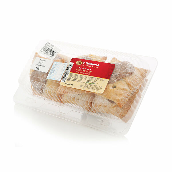 Пирожные карманчики в ассортименте - с клубникой ТМ У палыча