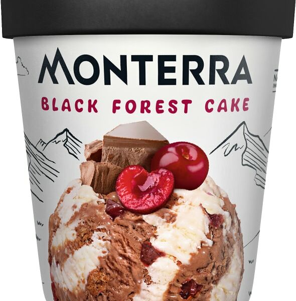 Мороженое Monterra Шоколадно-вишневый торт 480мл