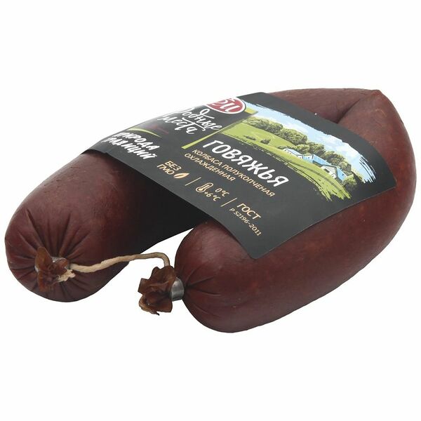 Колбаса полукопченая рм Говяжья
