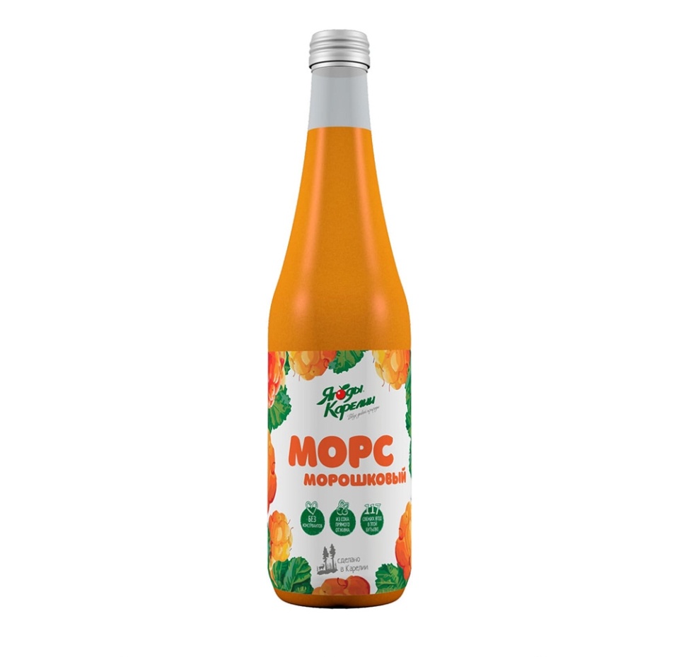 

Морс морошковый, «Ягоды Карелии», 0.51 л
