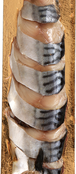 Скумбрия Атлантическая пряного посола ЛЕНТА нарезанная