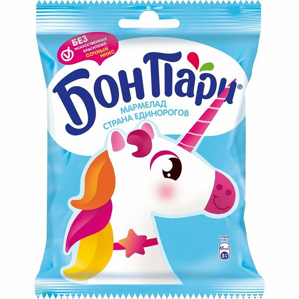 Мармелад Бон Пари жевательный Страна Единорогов