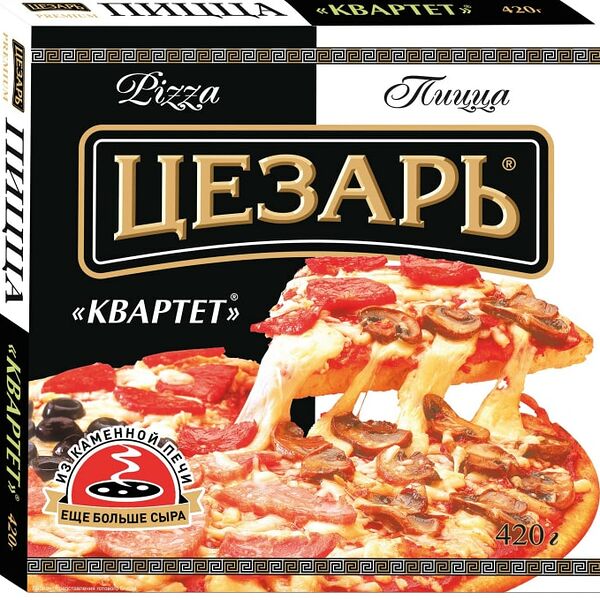 Пицца Цезарь Квартет 420г