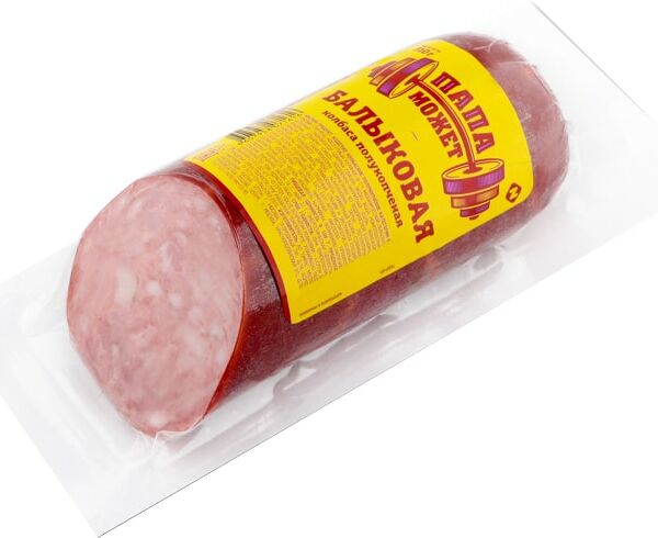 Колбаса Папа может Балыковая полукопченая 310г