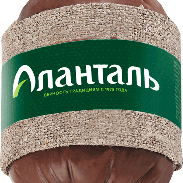 Сыр АЛАНТАЛЬ плавленый копченый ф/у 40% вес без змж 