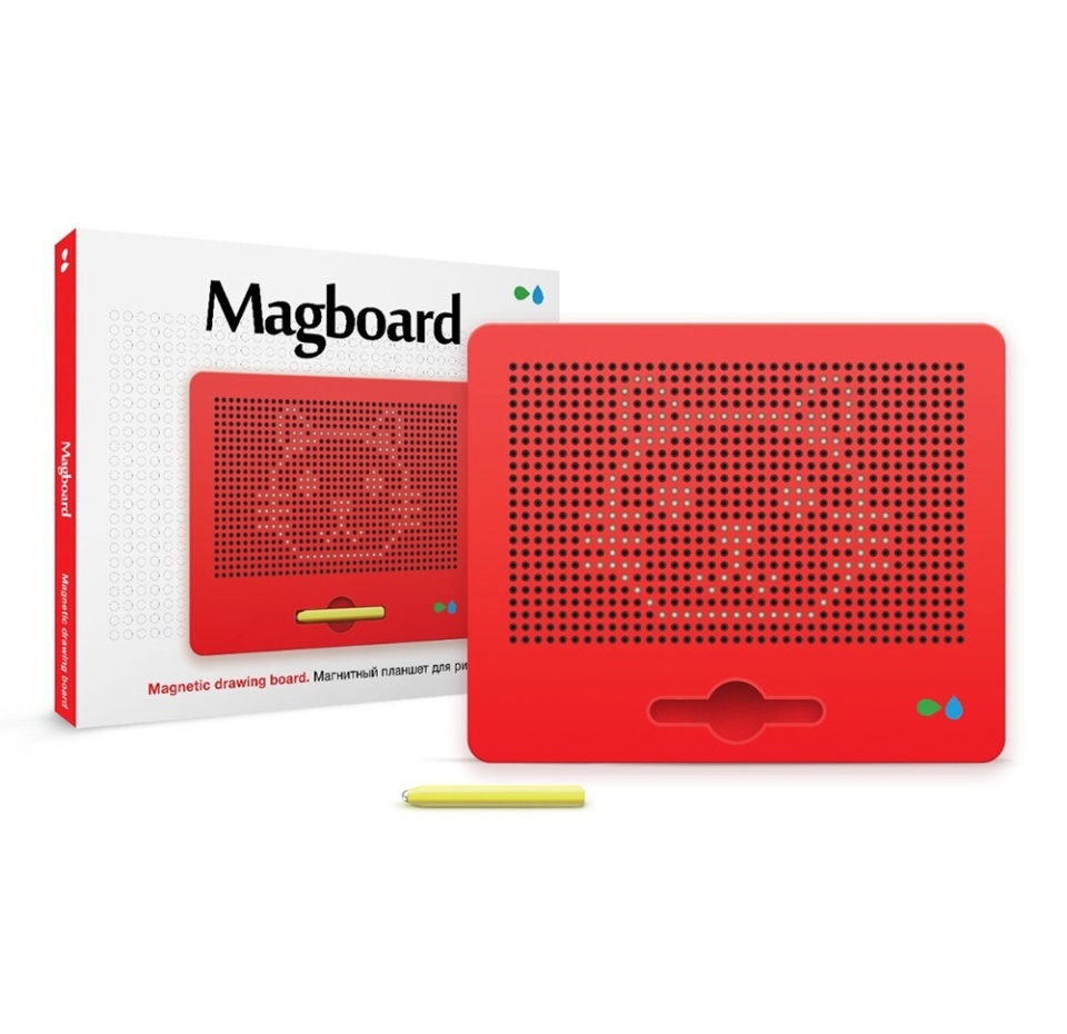 

Планшет для рисования Magboard магнитный красный, 3+ «Назад к истокам», Китай
