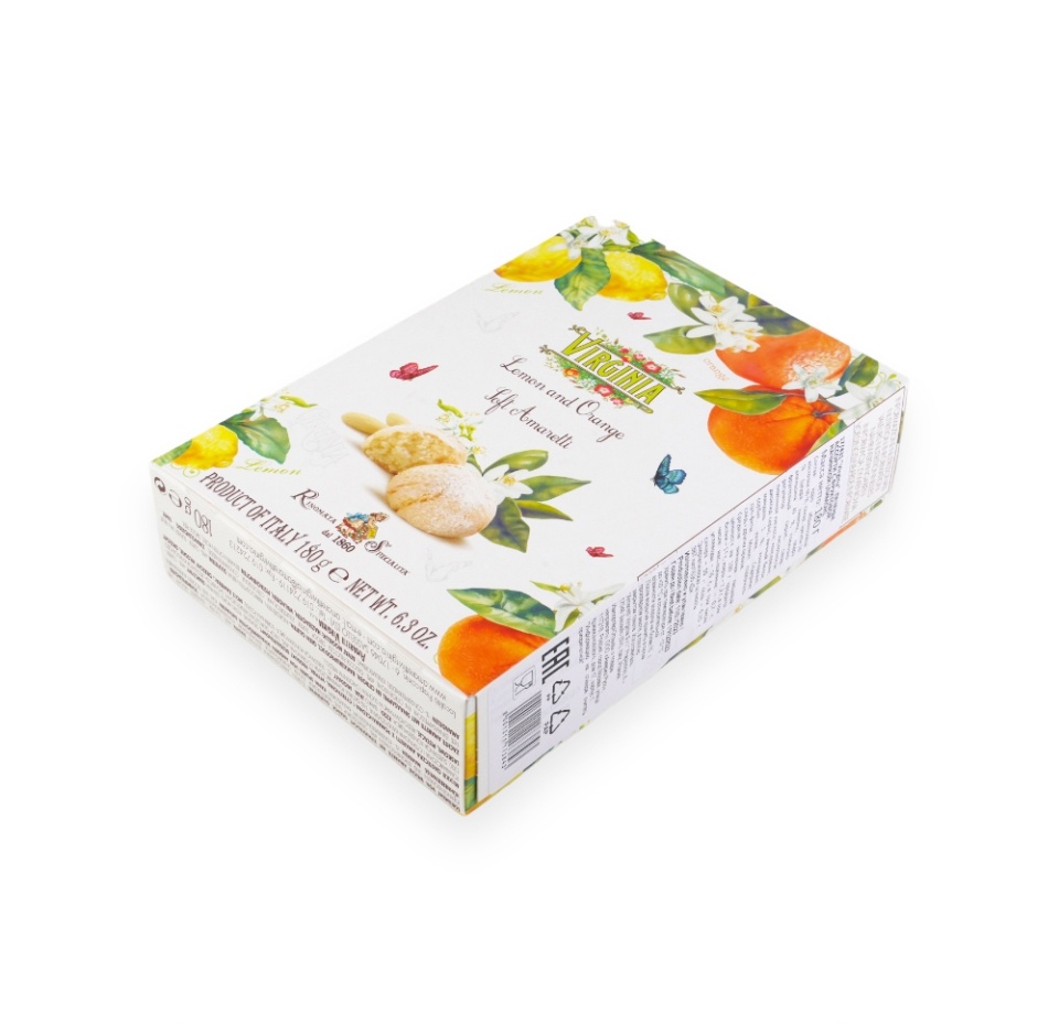 

Печенье Amaretti Virginia ассорти с цитрусовой начинкой 180 г