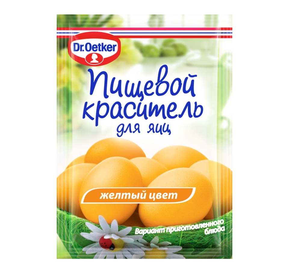 

Краситель Dr.Oetker пищевой желтый жидкий 5мл, Россия