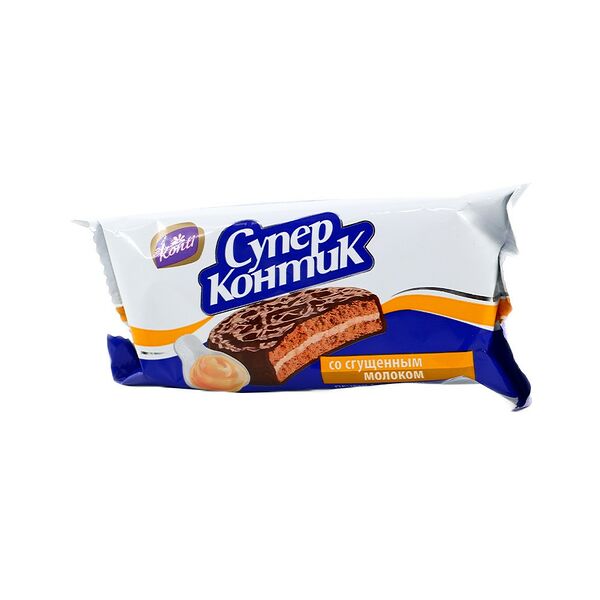 Печенье СУПЕР-КОНТИК со сгущеным молоком вес 100г Конти