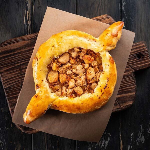 Аджарский хачапури с курицей