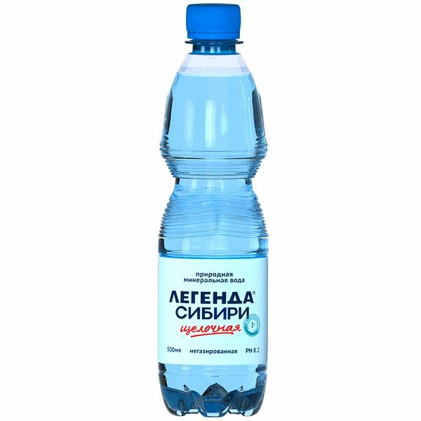 Вода Легенда Сибири минеральная лечебно-столовая негазированная, 500мл