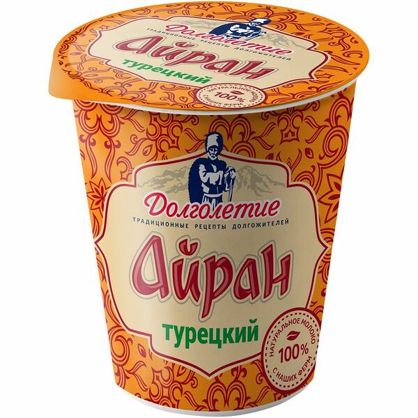 Айран Долголетие Турецкий 1,8% БЗМЖ