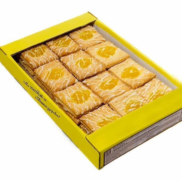 Печенье слоеное Фритата с лимоном ТМ КОНТЕК