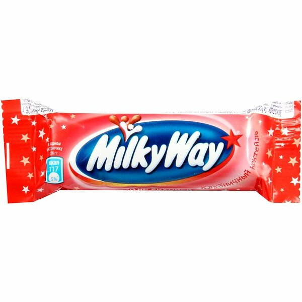 Батончик шоколадный Milky Way клубничный коктейль 26г