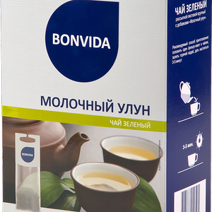 Чай зеленый BONVIDA Молочный Улун листовой, 20пак