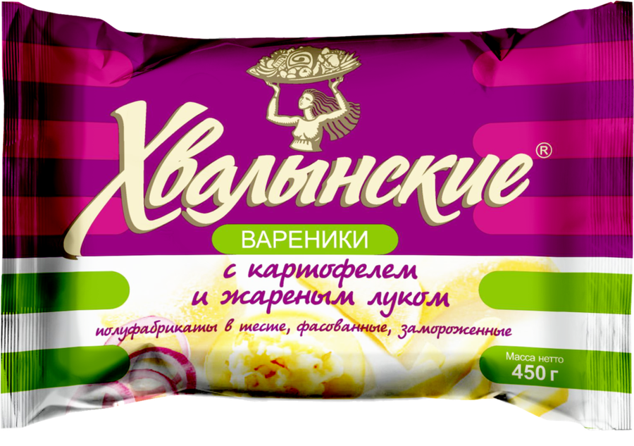 

Вареники Хвалынские с картофелем и луком 450 г