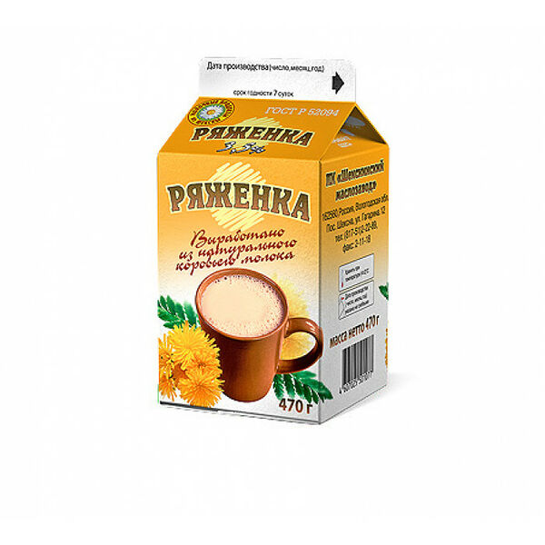 Ряженка Шексна 3.5%