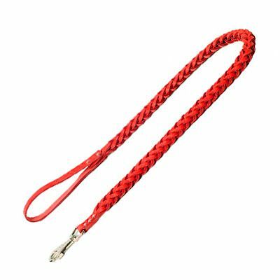 Поводок Аркон Плетенка 8 красная для собак 8 мм 1,2 м