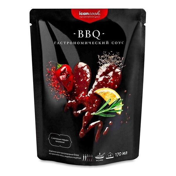 Соус Icancook BBQ Premium 170мл