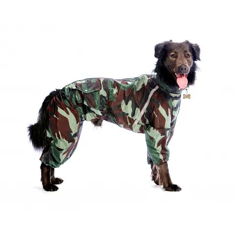 Комбинезон холодный для собак Лабрадор камуфляж 4XL (девочка)