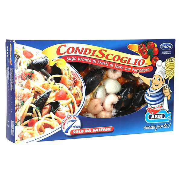 Морской коктейль Arbi с соусом и помидорами 450 г, Италия