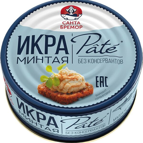 Икра минтая Санта Бремор Pate 90г