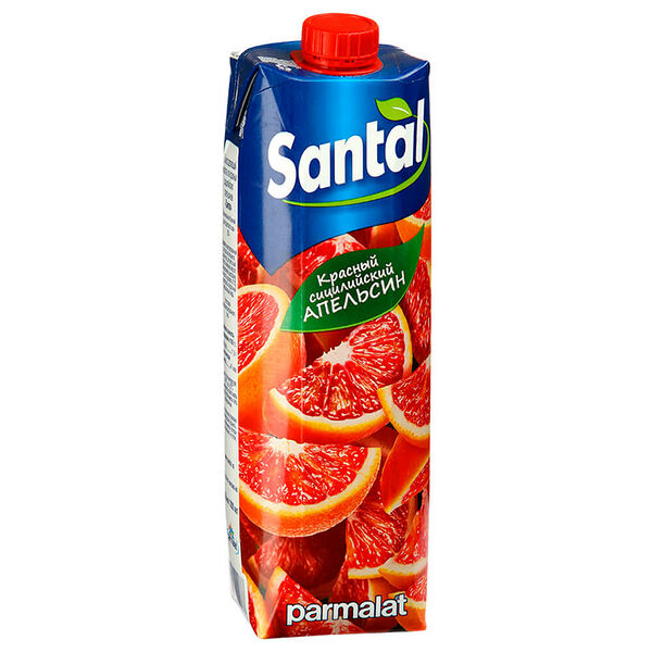 Напиток сокосодержащий SANTAL 1 л красный апельсин