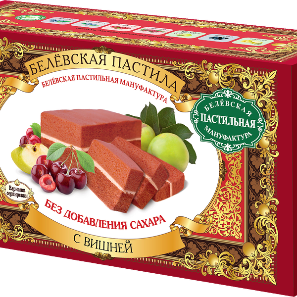Пастила Белевская пастила с вишней без сахара 100 г
