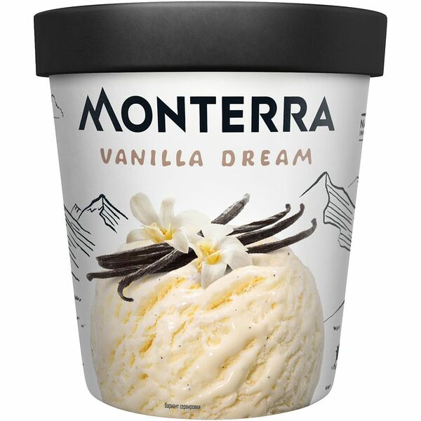 Мороженое Monterra ваниль