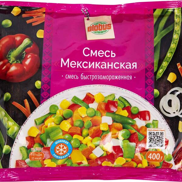 Смесь быстрозамороженная Глобус Мексиканская