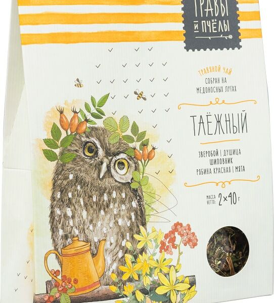 Чай травяной Травы и пчелы Таежный 80г