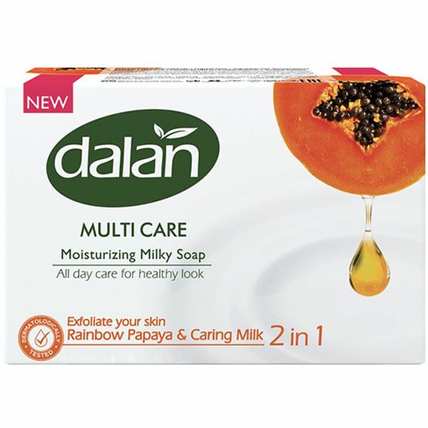 Мыло туалетное Dalan Multi care Солнечная Папайя и Молоко, 150 г