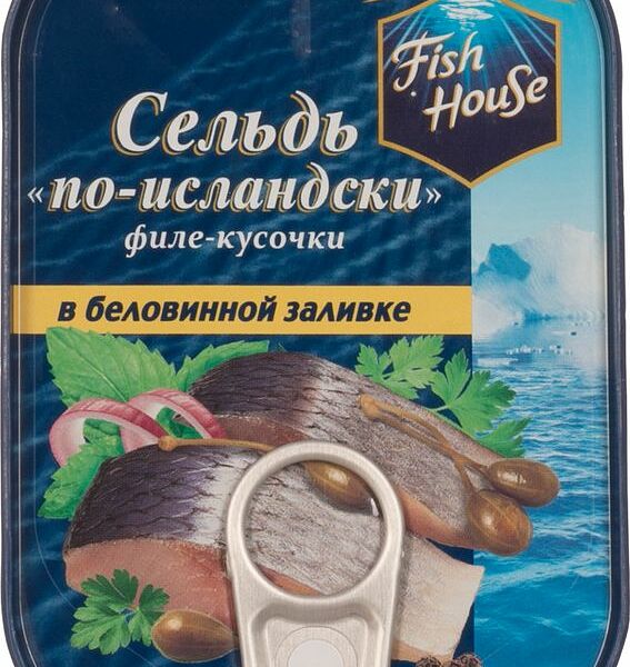 Сельдь Fish House По-Исландски в беловинной заливке