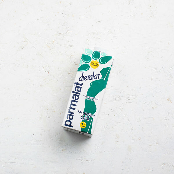 Молоко питьевое обогащённое витаминами Диеталат ультрапастеризованное Parmalat 0,5%