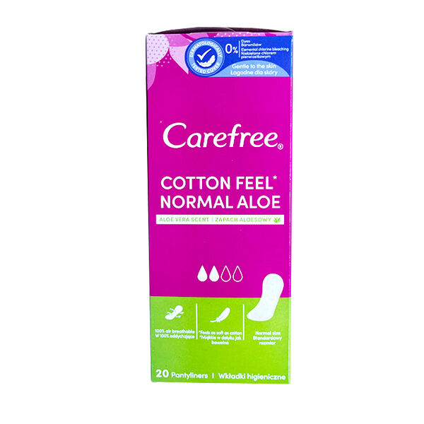 Carefree ամենօրյա միջադիր Cotton Normal Aloe N20
