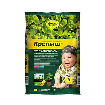 Грунт для рассады Фаско Крепыш 5л, Россия