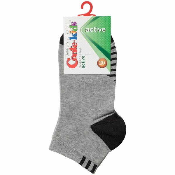 Носки детские короткие Conte ACTIVE 13С-34СП р.20 Серый 1 пара