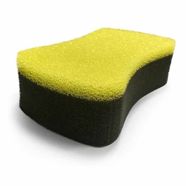 Губка AVS SP-12, поролоновая, впитывающая, двухслойная, для авто, 17x10.8x5.3 см