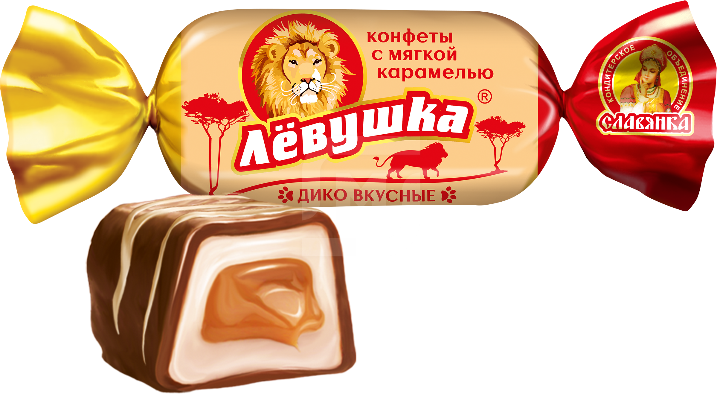 

Конфеты Левушка с карамельной начинкой