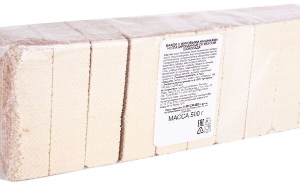 Вафли со вкусом шоколада 500г